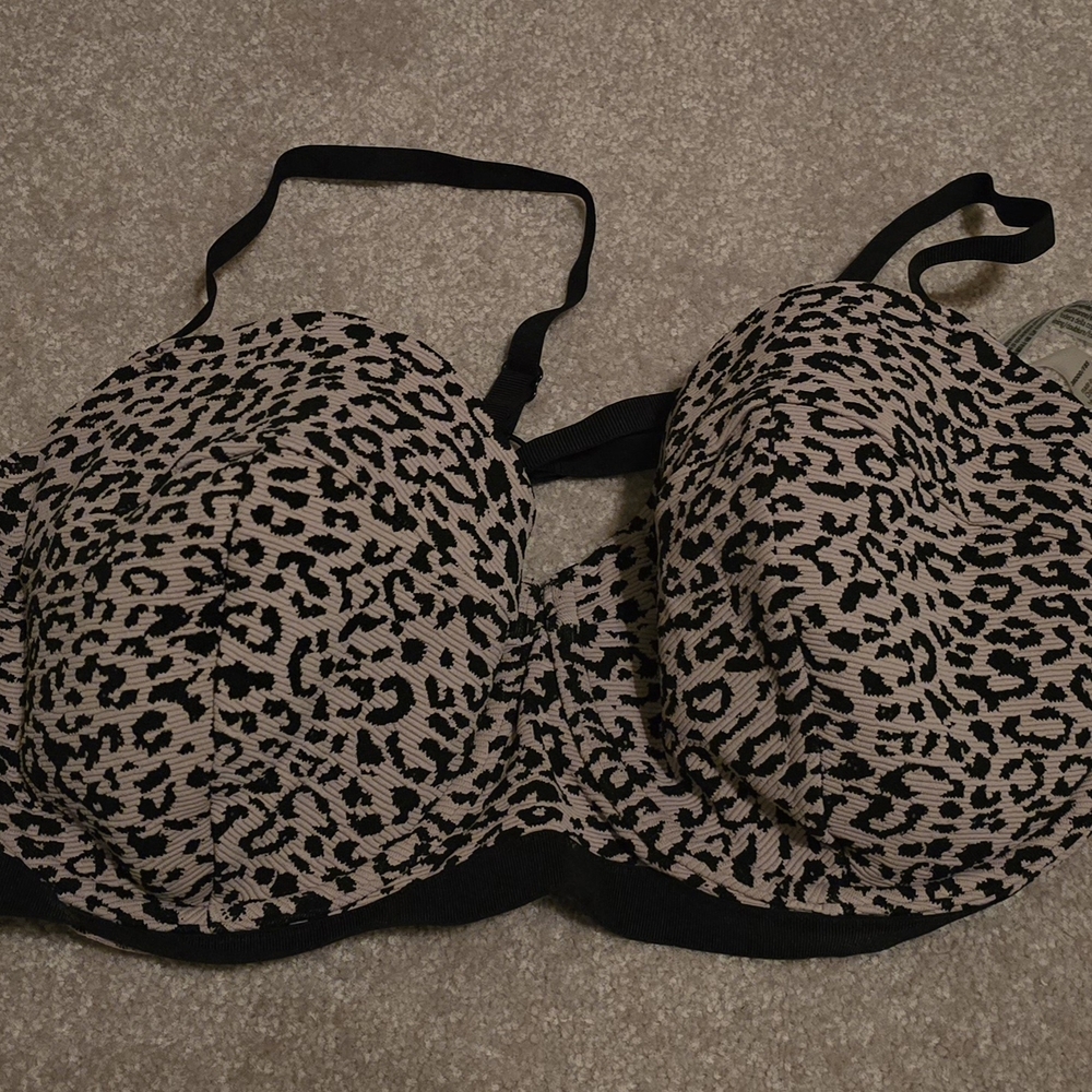 Leopard Print Women's Bra